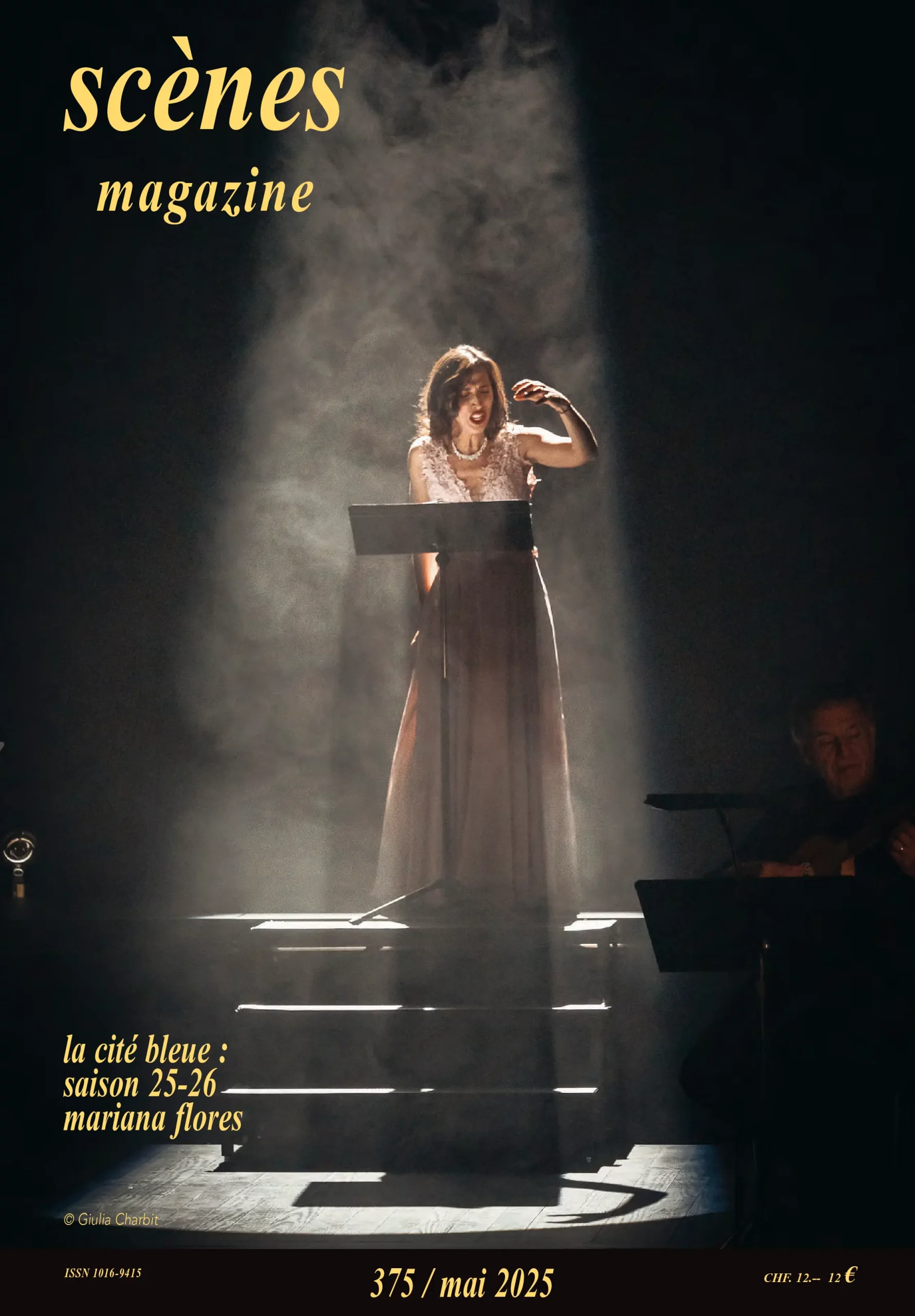 scenes_magazine_375_mai_2025_couverture Couverture de Scènes Magazine Avril 2025