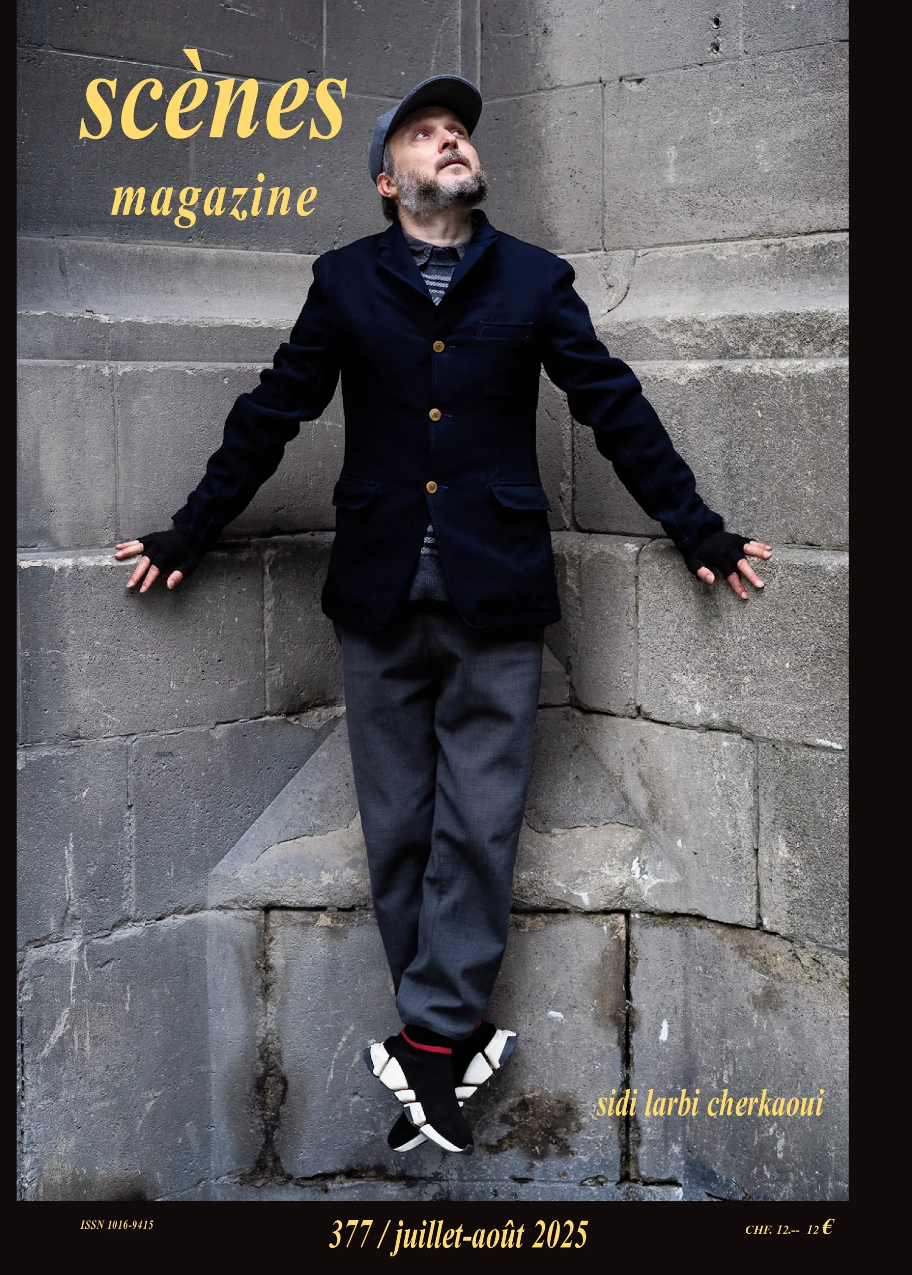 scenes_magazine_376_juillet_août_2025_couverture Couverture de Scènes Magazine Avril 2025