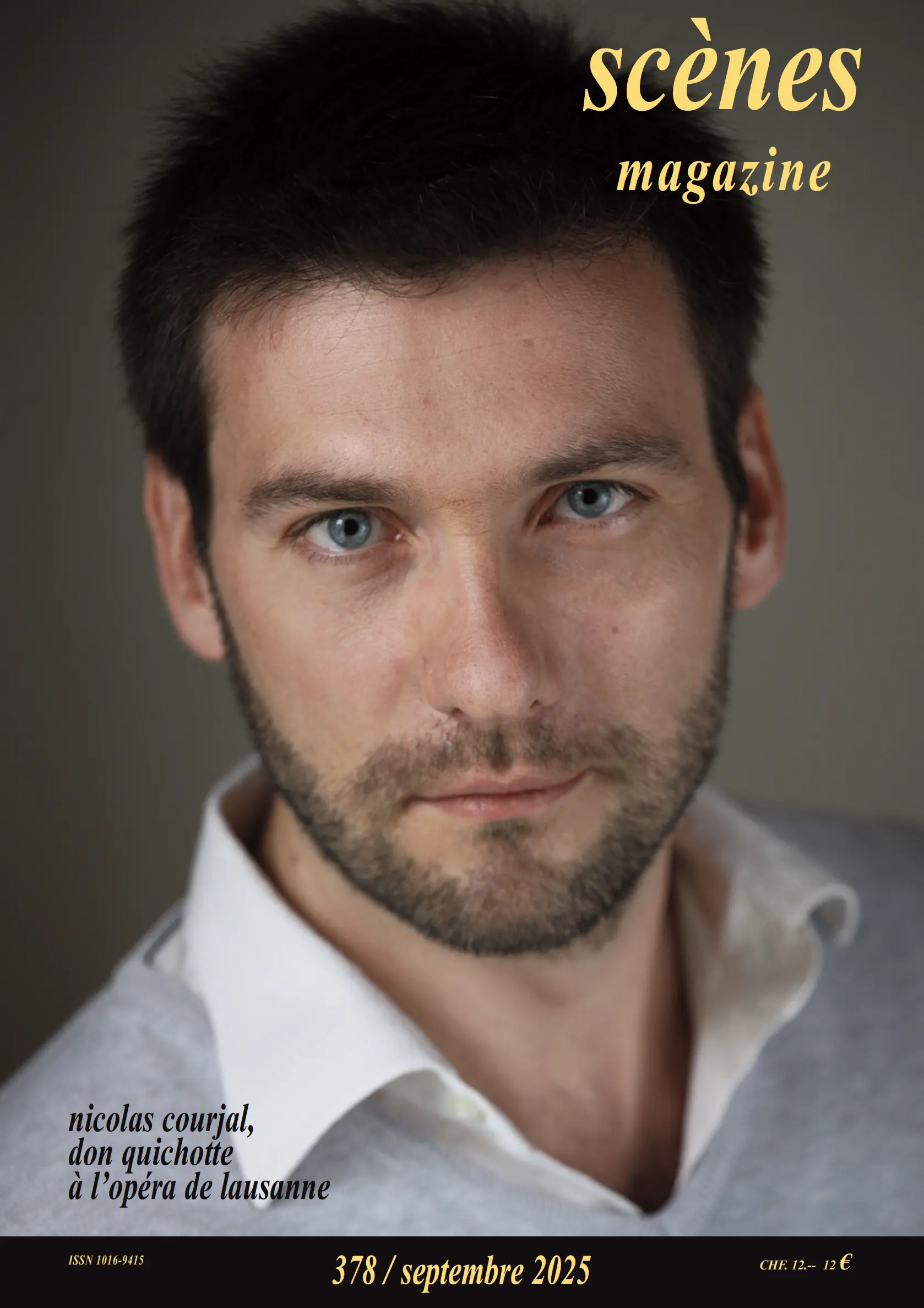 Couverture de Scènes Magazine Avril 2025