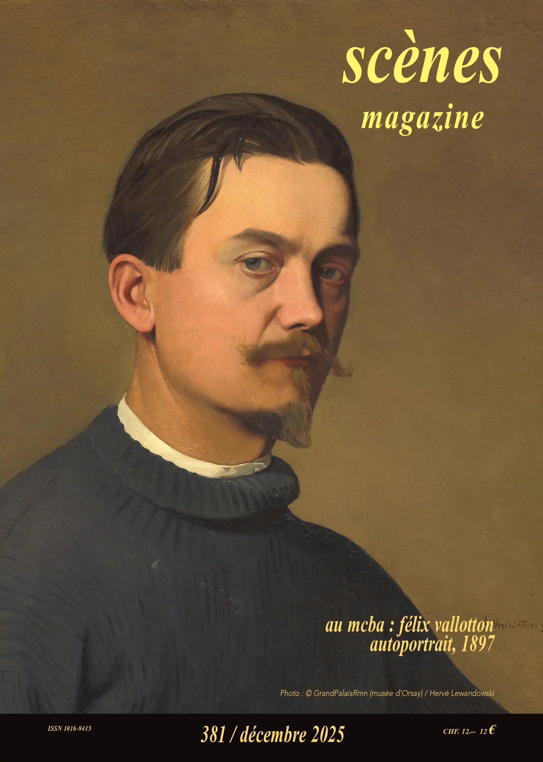 Couverture de Scènes Magazine Avril 2025