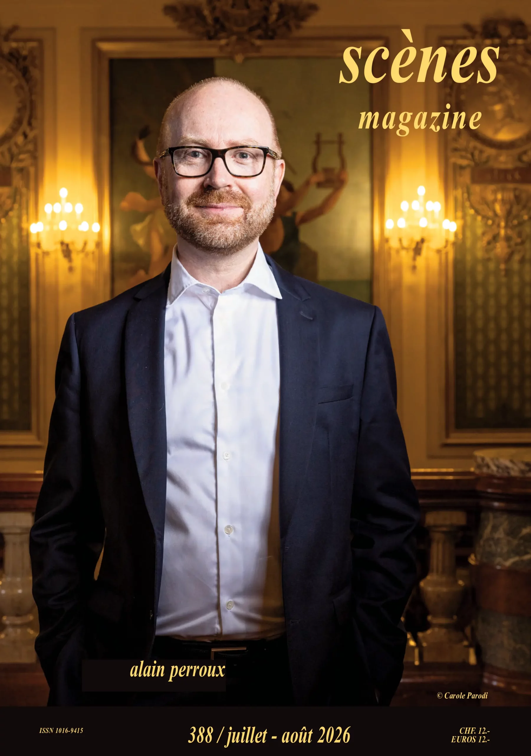 Couverture Scènes Magazine 388 juillet-août 2026