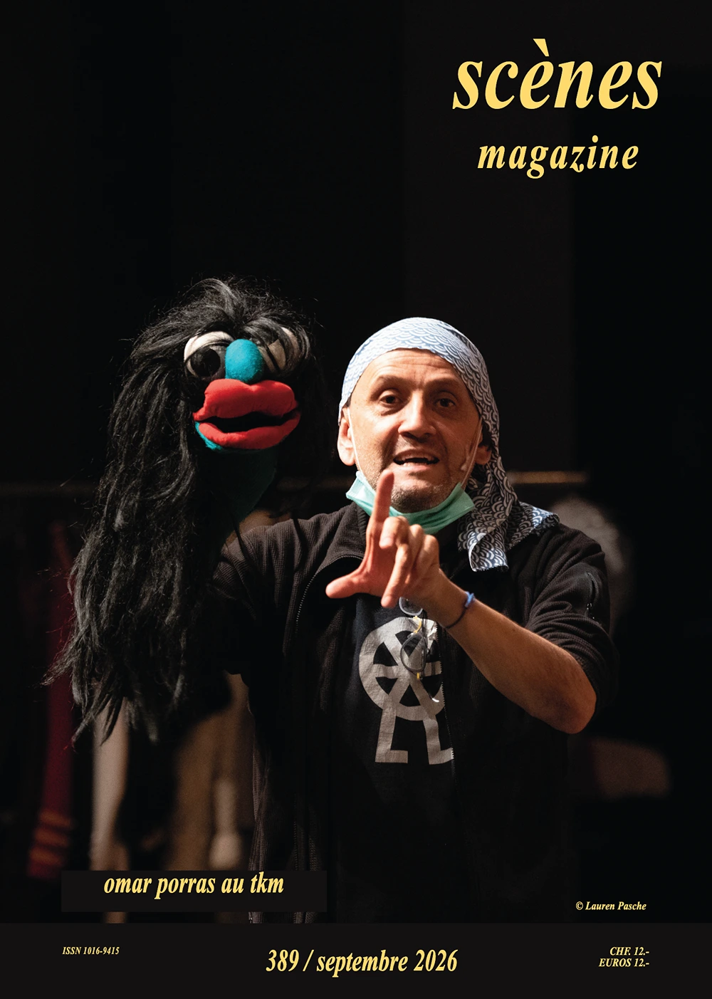 Couverture Scènes Magazine 388 juillet-août 2026