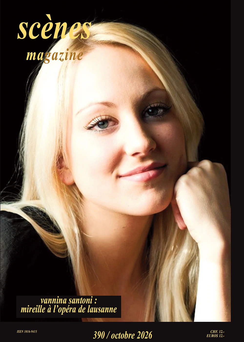 Couverture Scènes Magazine 388 juillet-août 2026